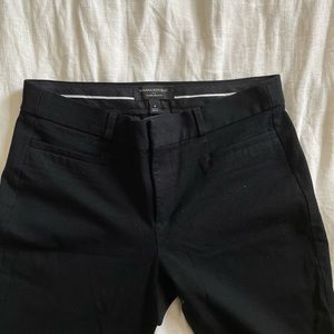 Womens Banana Republic Black Sloan Work Pants